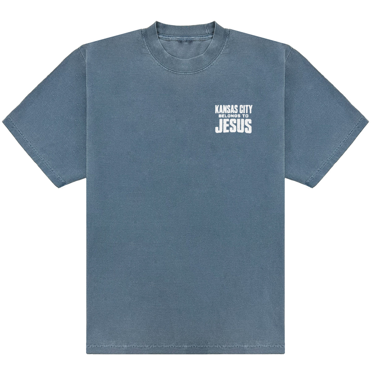 Kansas City Belongs to Jesus Tee - Blue