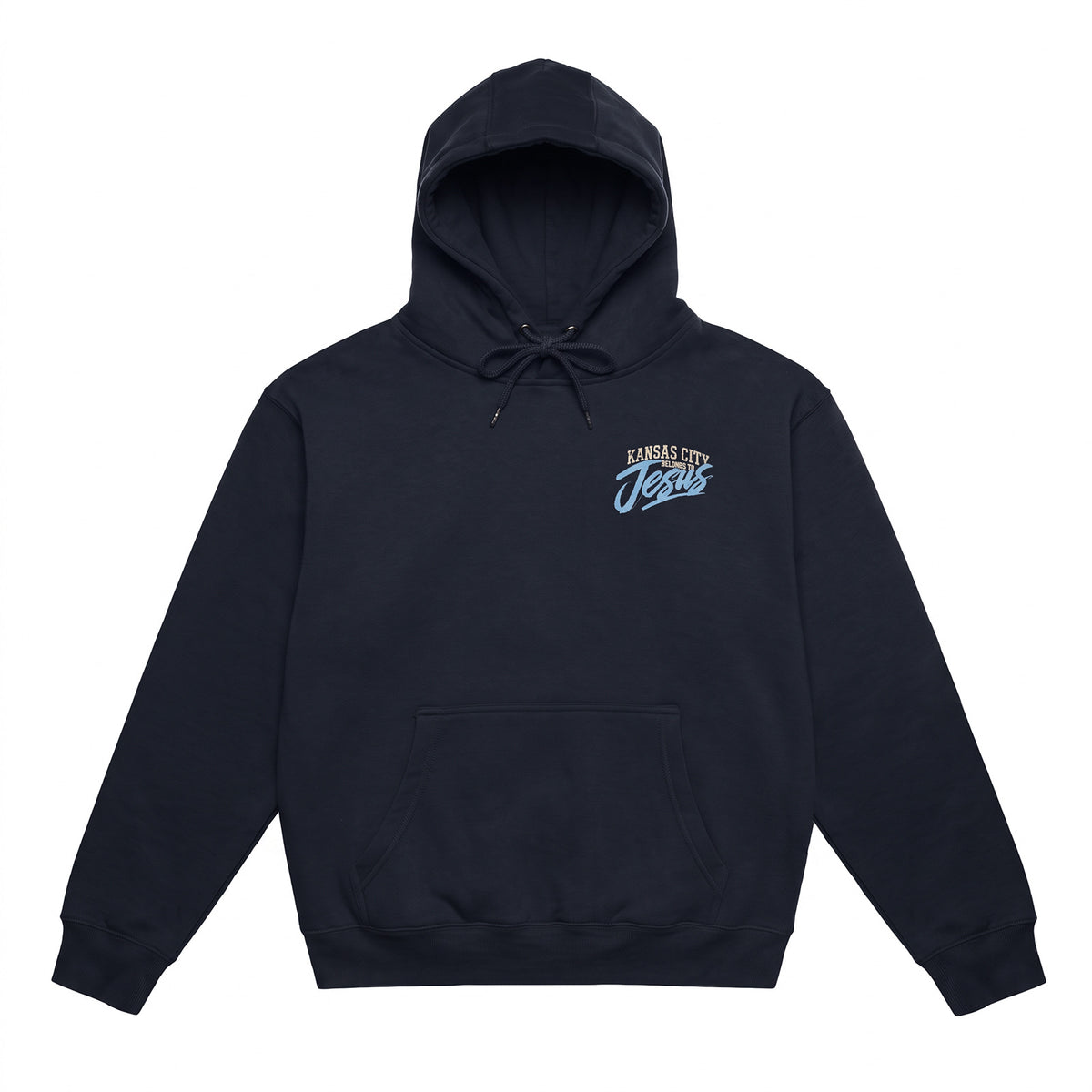 Kansas City Belongs to Jesus Hoodie - Blue