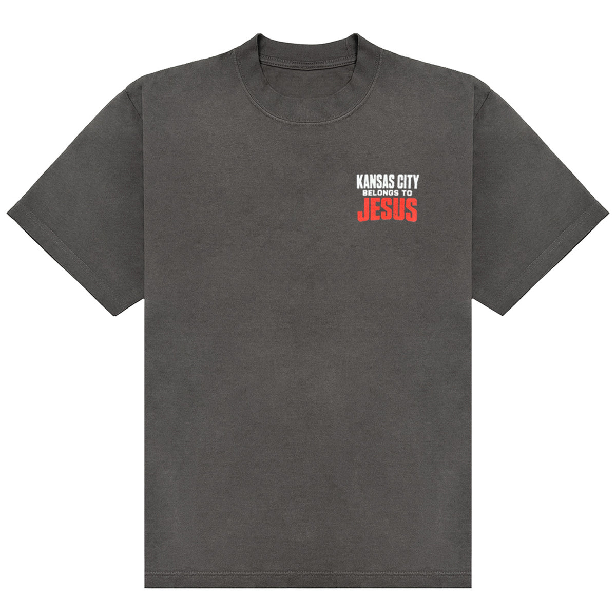 Kansas City Belongs to Jesus Tee - Gray
