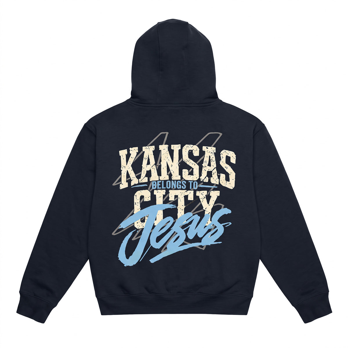 Kansas City Belongs to Jesus Hoodie - Blue